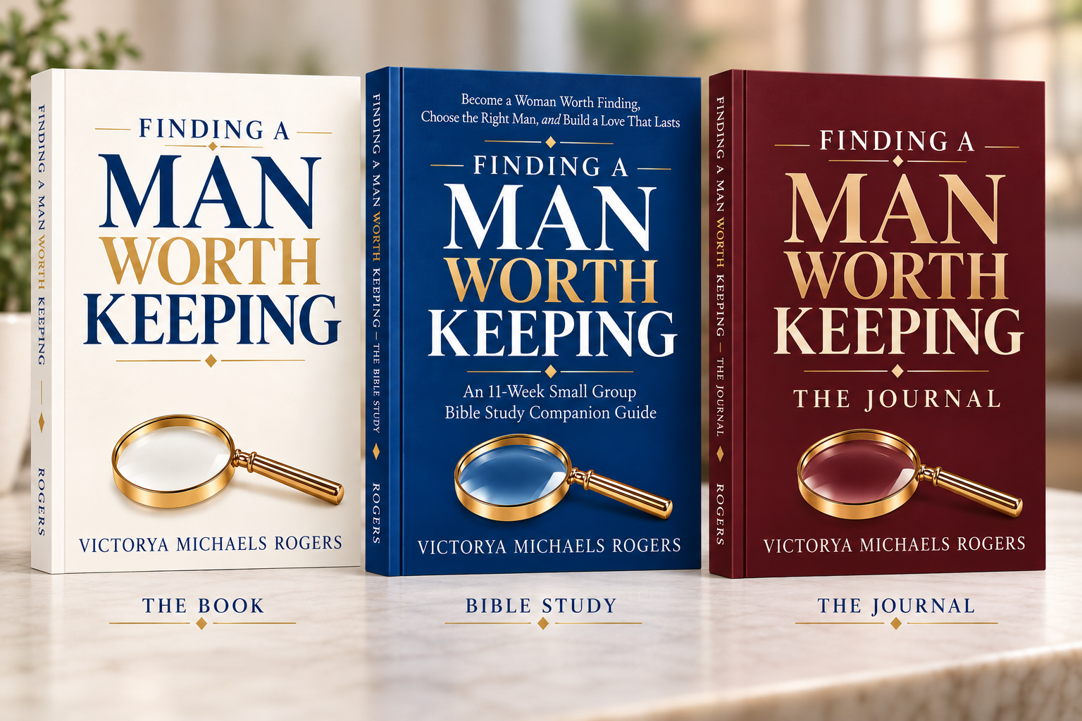 Finding a Man Worth Keeping: book, Bible study, and journal